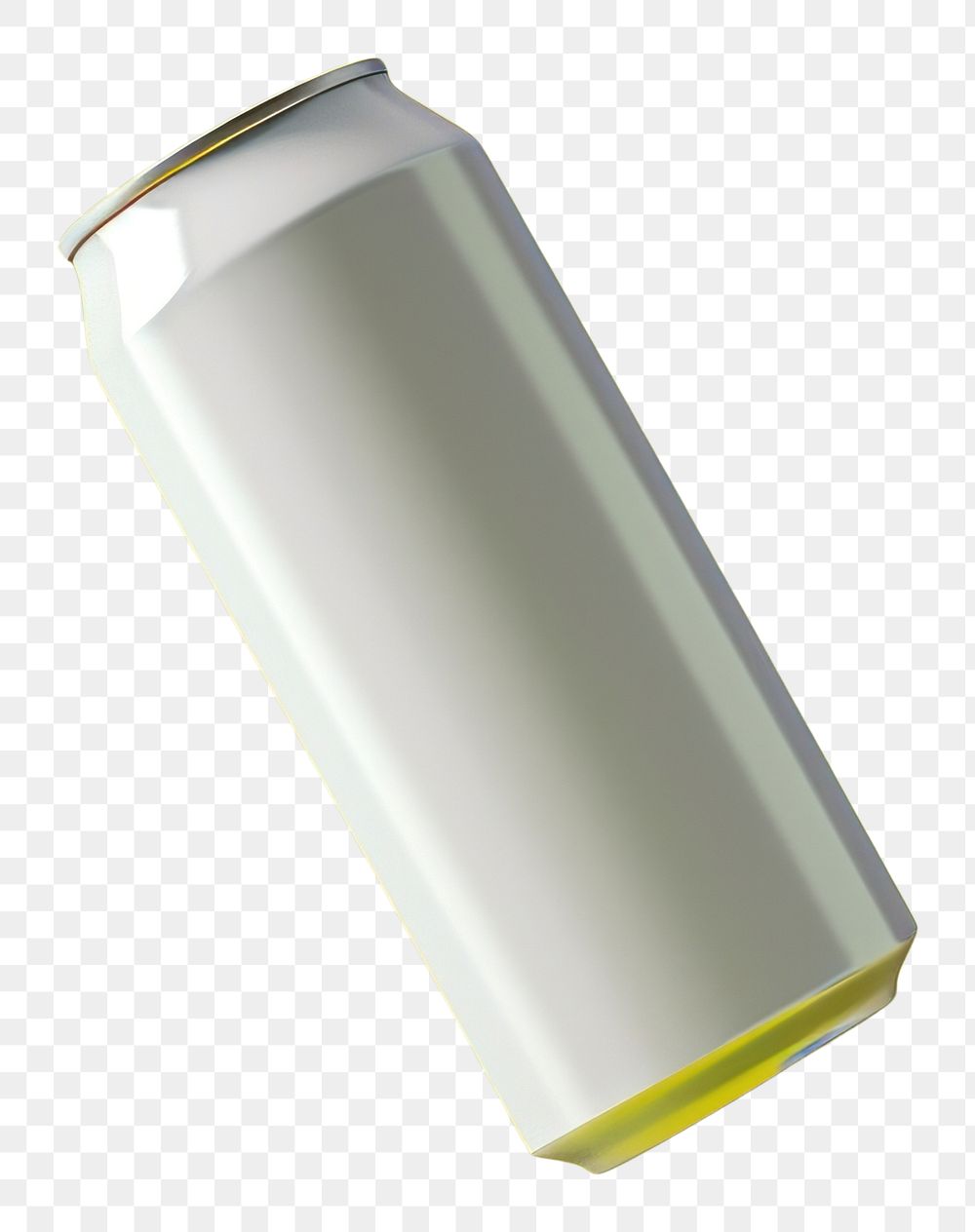 PNG Soda can yellow green tin.