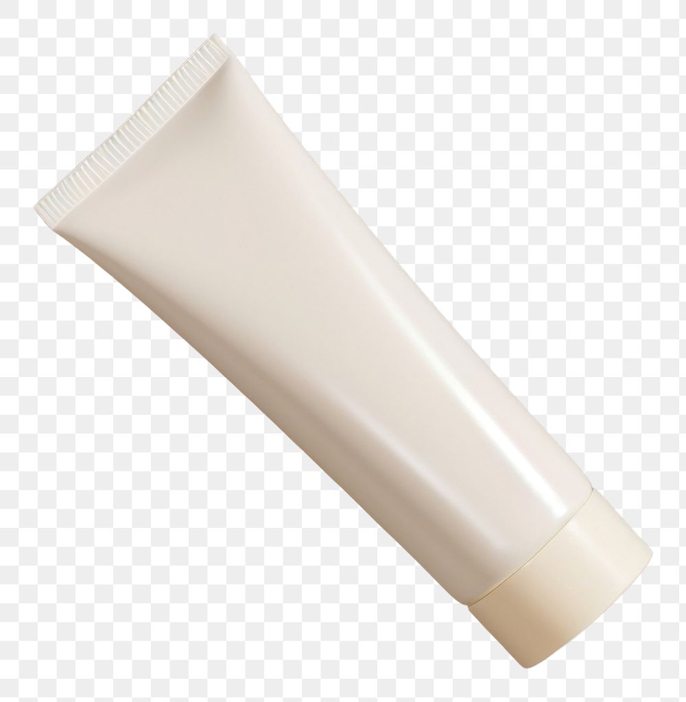 PNG Cream tube mockup toothpaste cosmetics bottle.