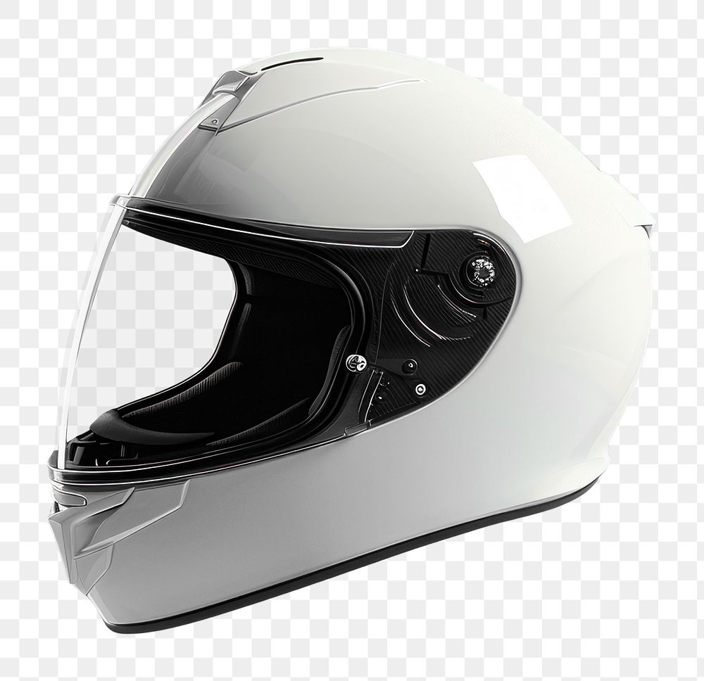 PNG Front side motorcycle helmet mockup blue protection technology.