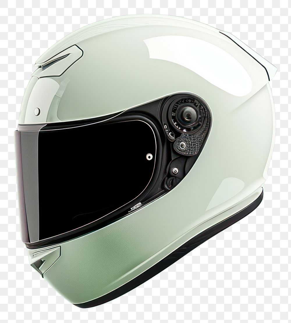 PNG Front side motorcycle helmet mockup green technology protection.