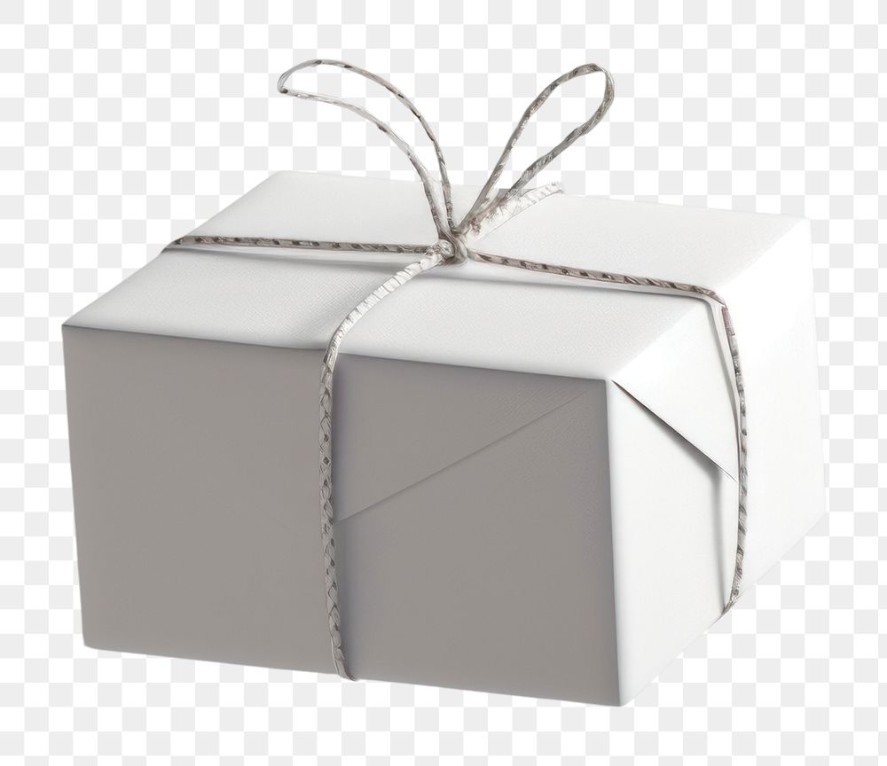 PNG Gift box mockup gray gray background celebration.