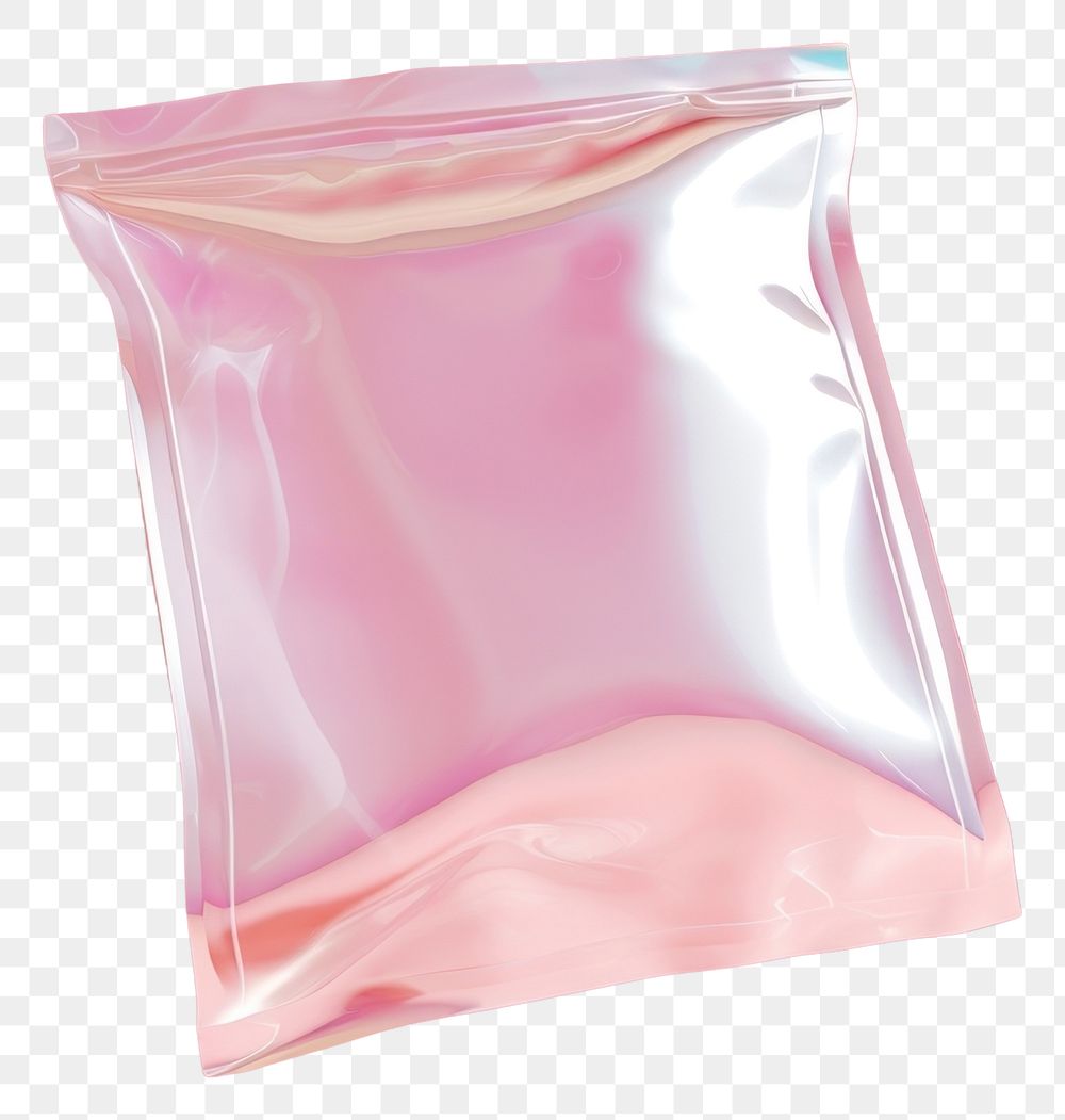 PNG Pouch mockup petal pink pink background.