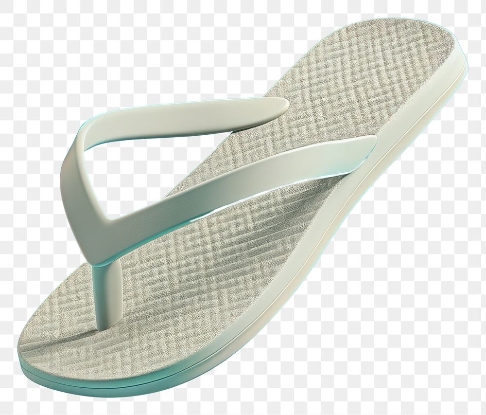 PNG Sandals mockup flip-flops footwear blue.