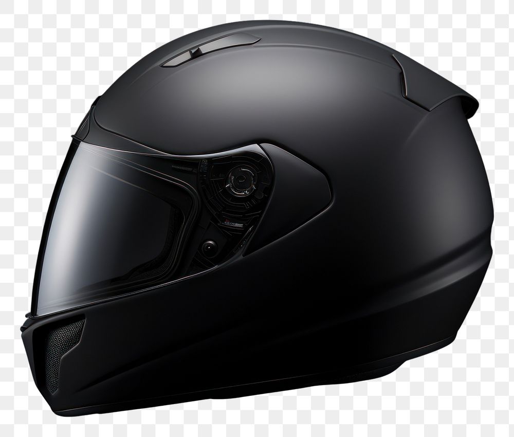 PNG Full face motorcycle helmet black headgear headwear.