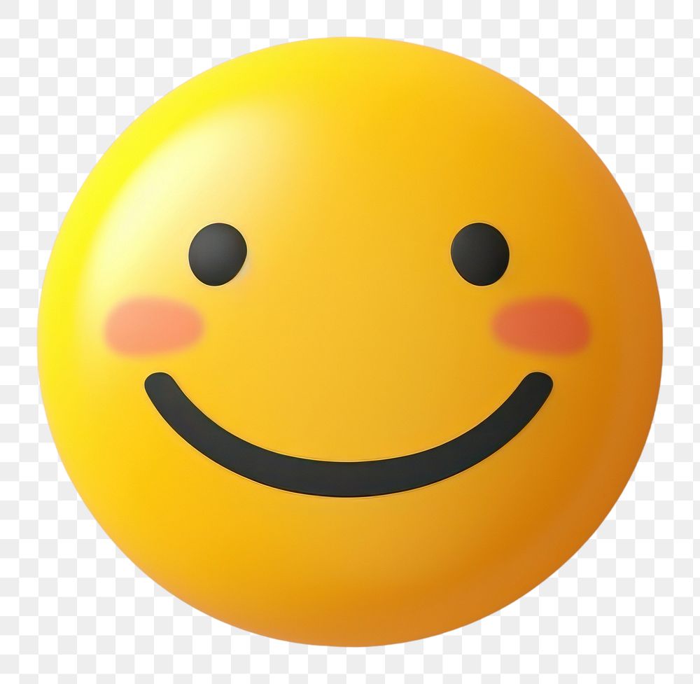 PNG  Smile emoji anthropomorphic happiness cheerful.