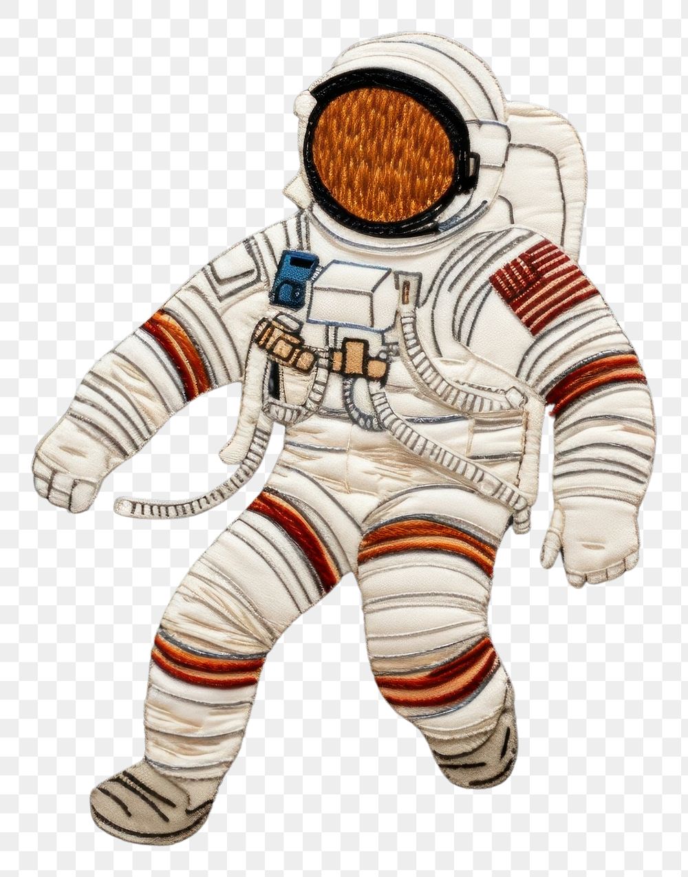 PNG  Astronaut in space cartoon astronomy clothing.