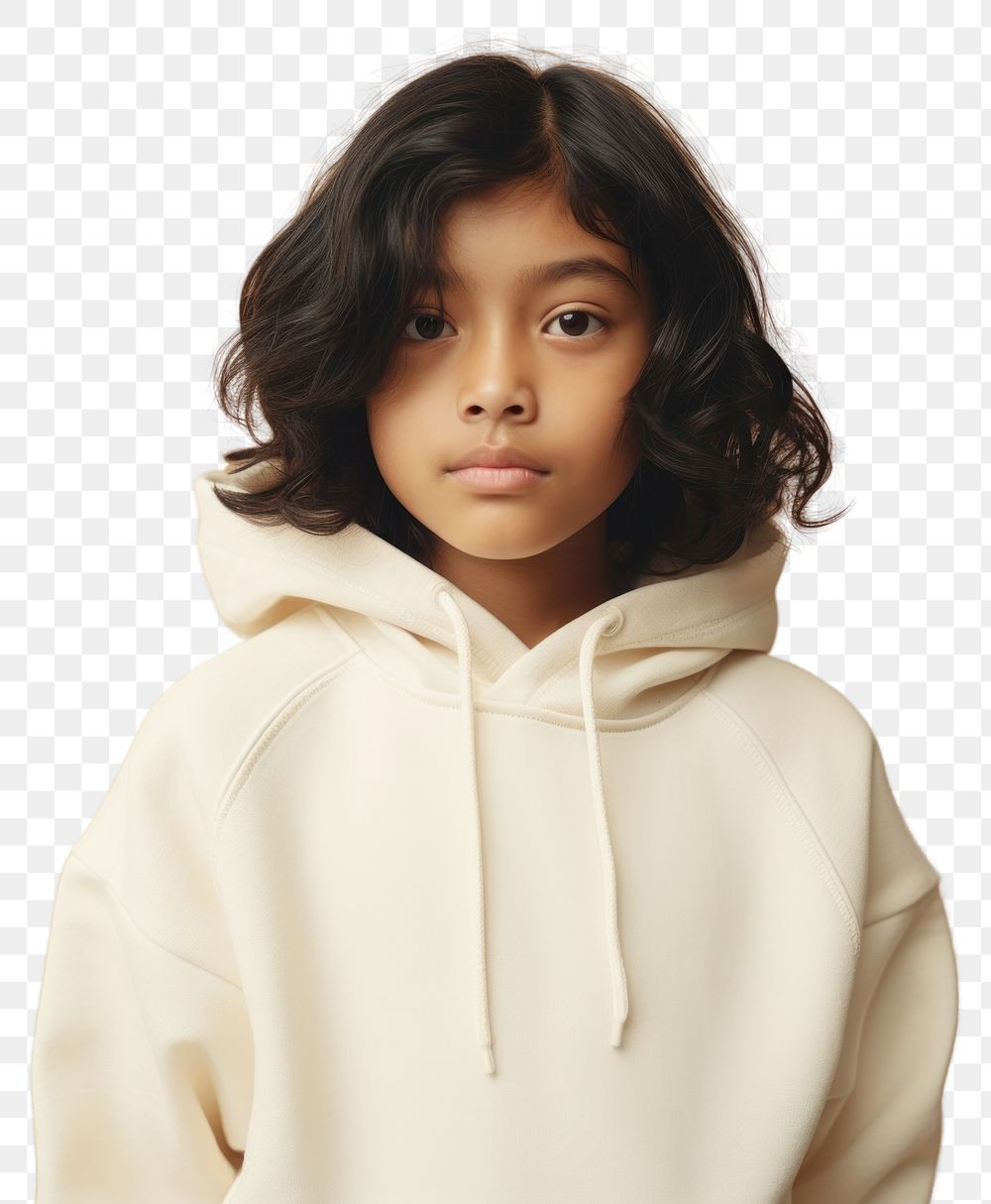 PNG Sweatshirt portrait fashion hoodie.