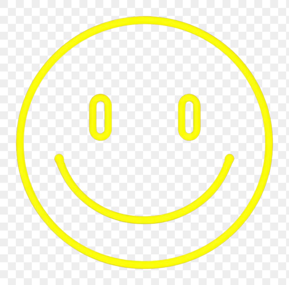 PNG  Laugh face emoji icon yellow night line.