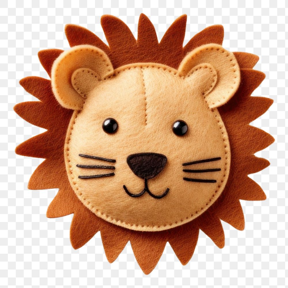 PNG  Lion craft art toy.