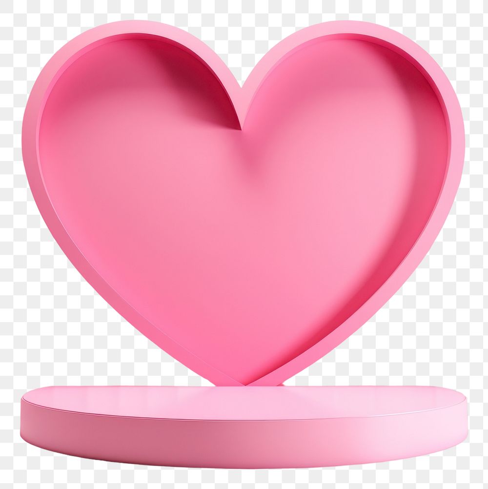 PNG  Pink simple heart passion purple yellow. AI generated Image by rawpixel.