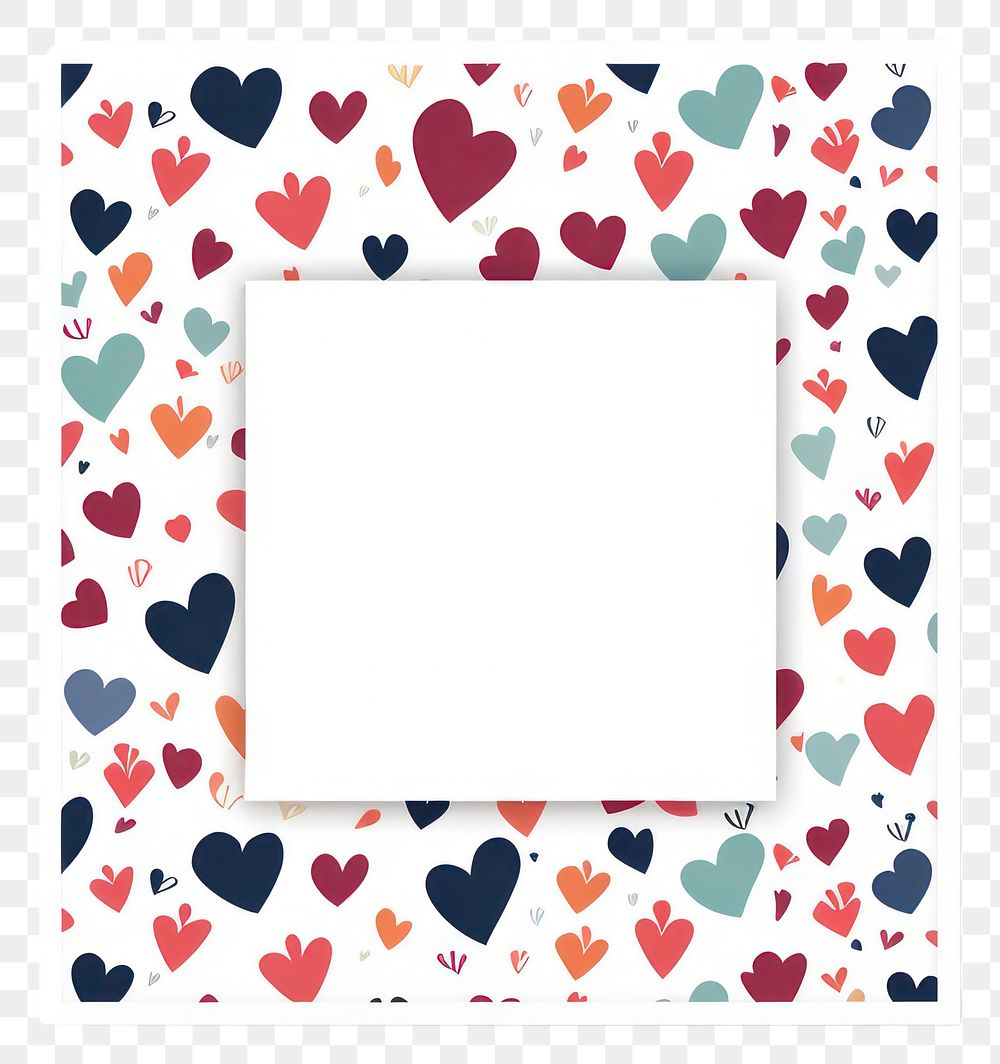 PNG  Heart pattern white background blackboard. AI generated Image by rawpixel.