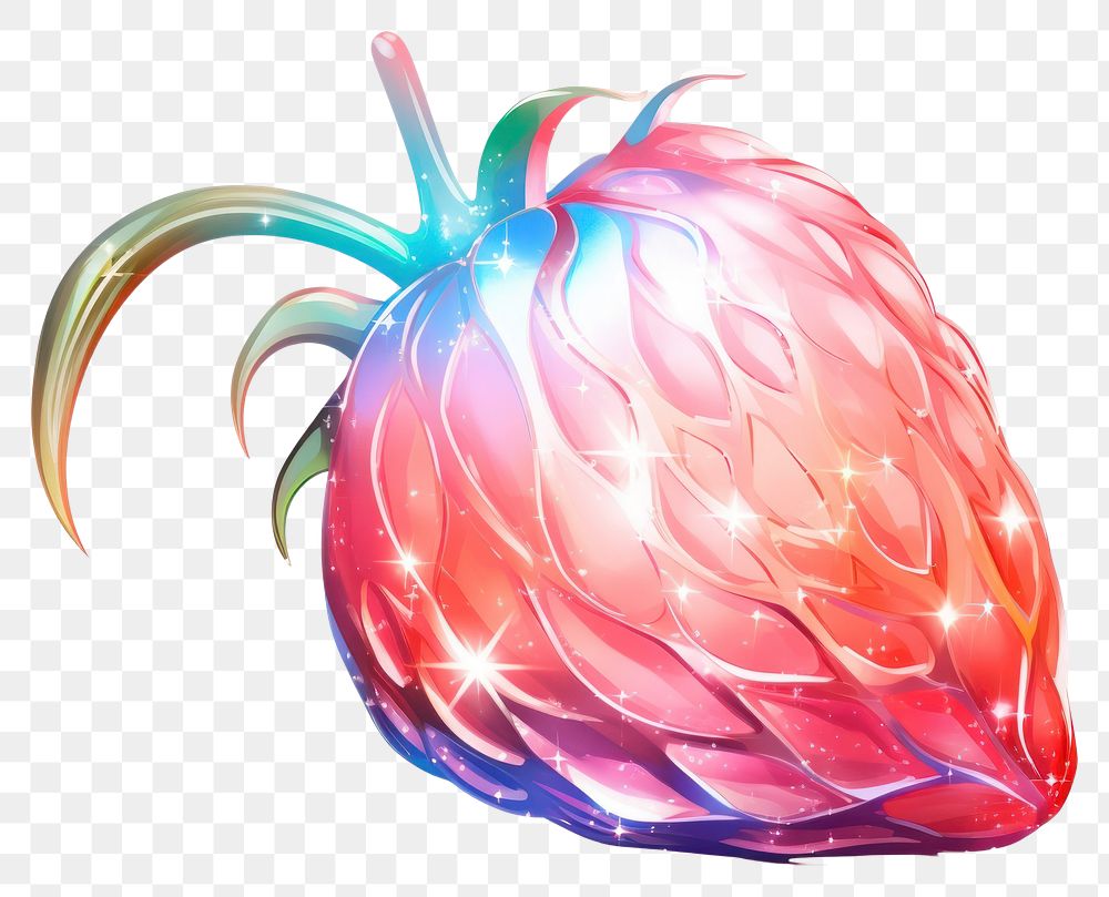 PNG Melting Strawberry strawberry pineapple fruit.