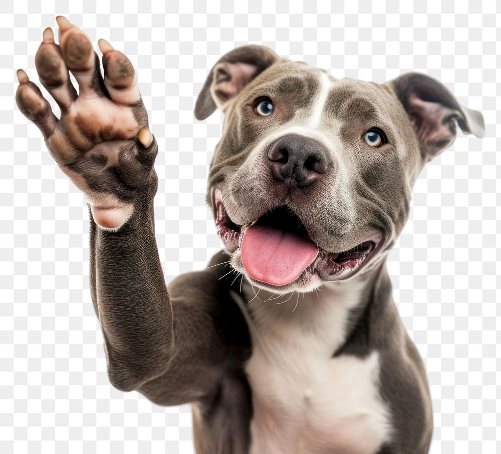 PNG  Dog terrier pitbull mammal.
