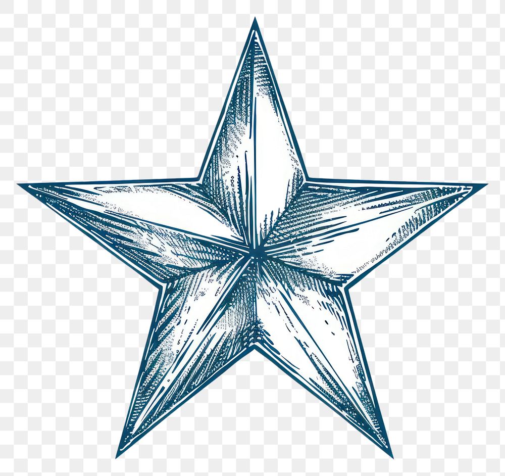 PNG  Antique of star drawing sketch symbol.