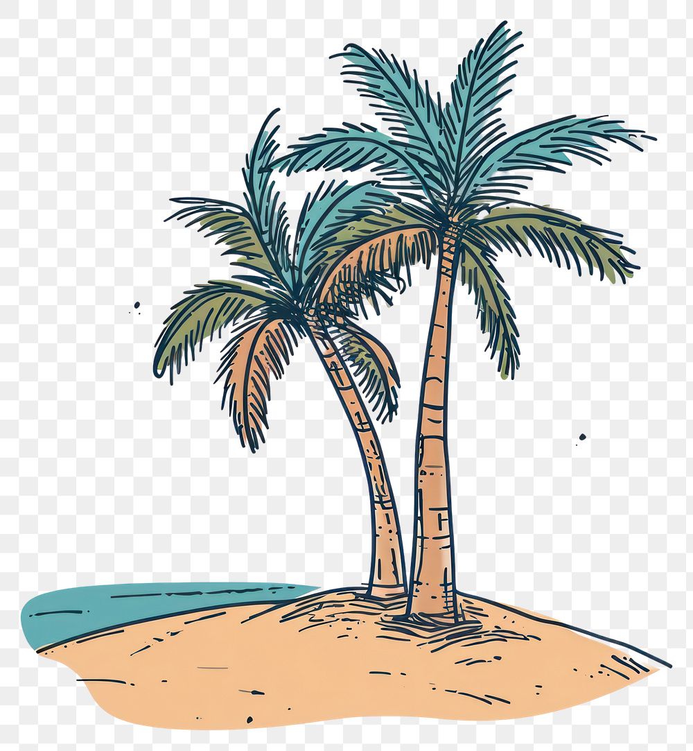 PNG  Tree outdoors drawing plant.