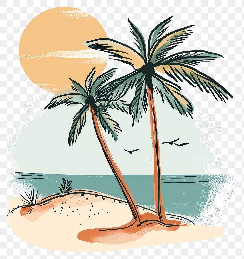 PNG  Tree outdoors vacation drawing