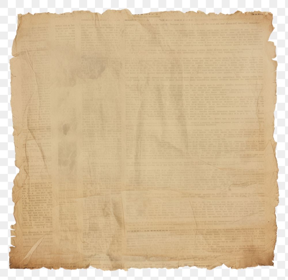 PNG  Newspaper ripped paper backgrounds document texture
