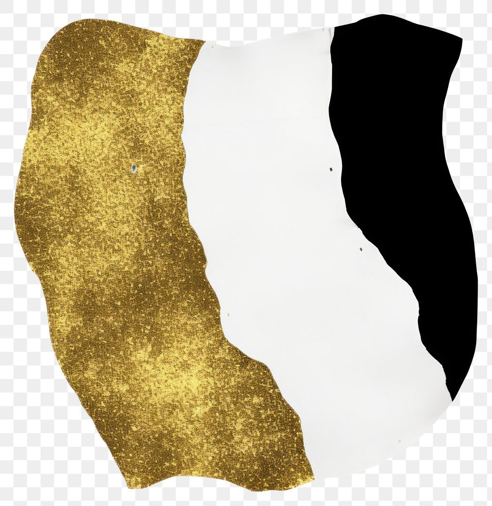 PNG  Angle ripped paper gold white background textured.
