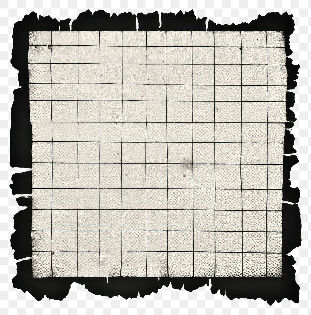 PNG  Black grids ripped paper backgrounds white text.