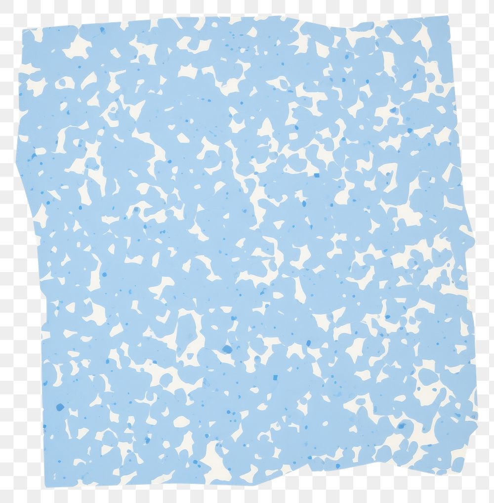 PNG  Blue terrazzo ripped paper backgrounds white background splattered.