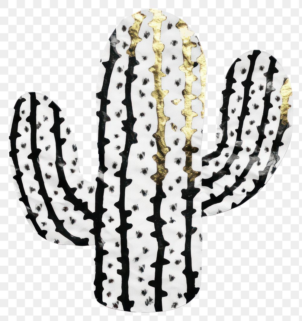 PNG  Cactus shape ripped paper plant white background chandelier.