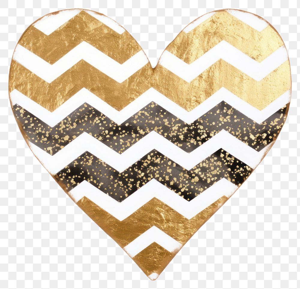 PNG  Chevron in heart shape ripped paper white background celebration creativity.