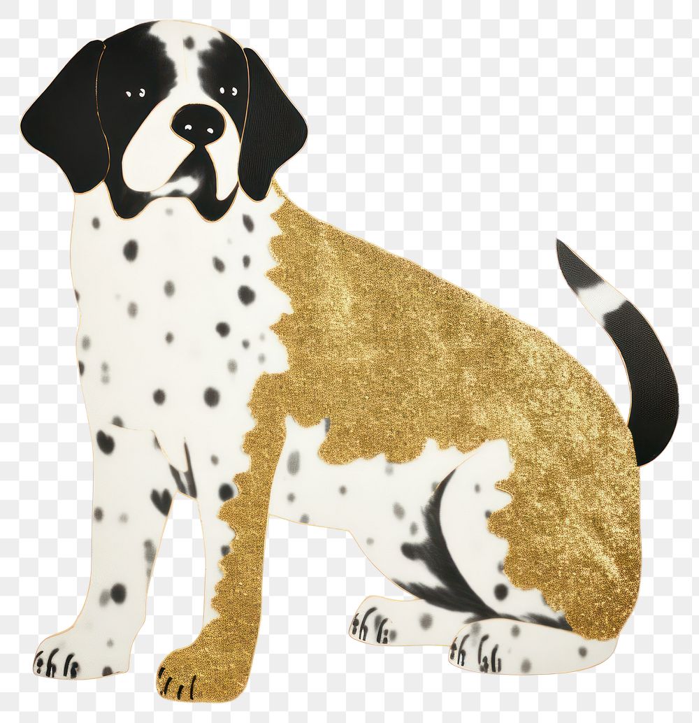 PNG  Dog shape ripped paper animal mammal pet.
