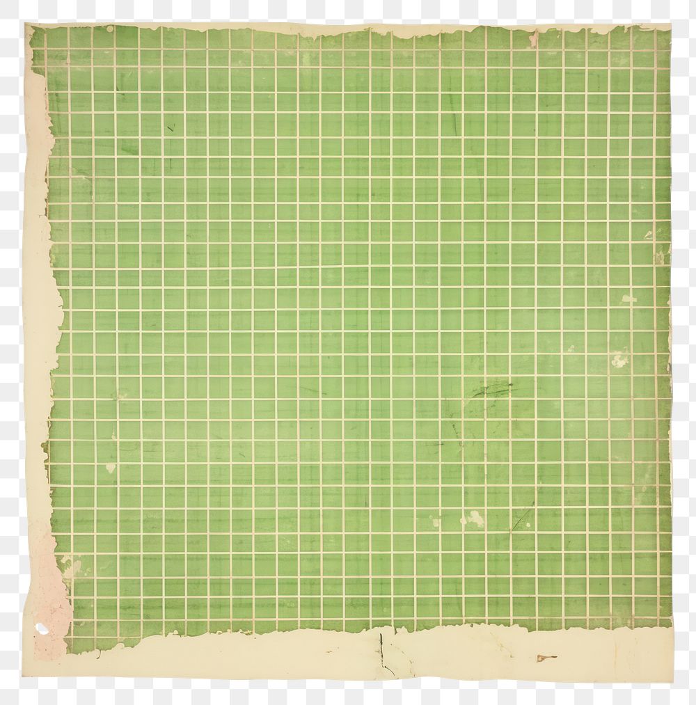 PNG  Green grids ripped paper backgrounds texture white background.