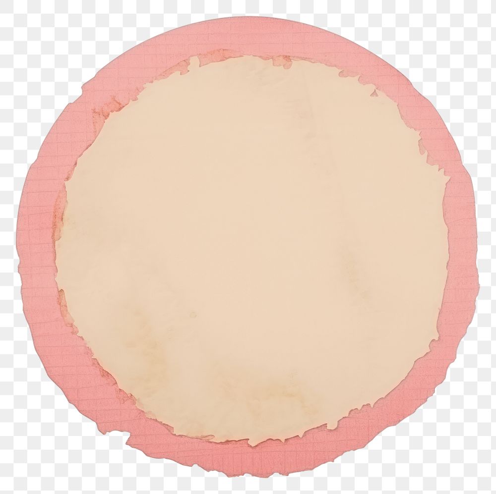 PNG  Pink circle ripped paper white background microbiology rectangle.