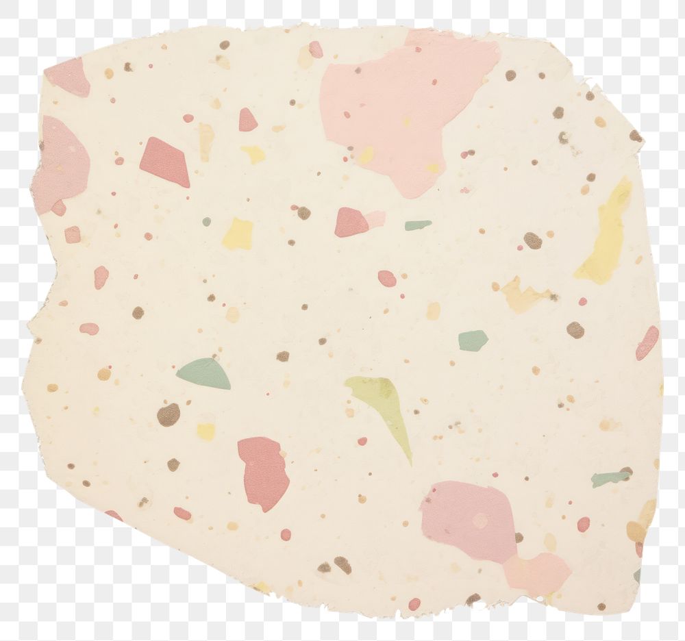 PNG  Terrazzo ripped paper backgrounds confetti white background.