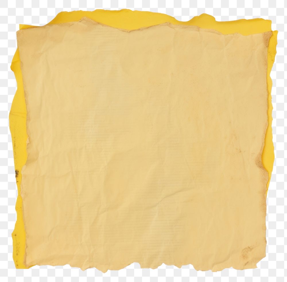 PNG  Yellow ripped paper backgrounds white background weathered.