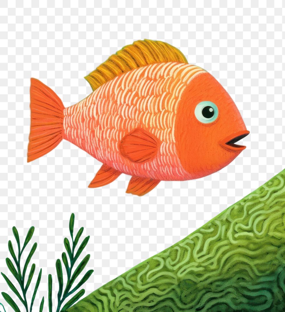 PNG Goldfish animal underwater wildlife.