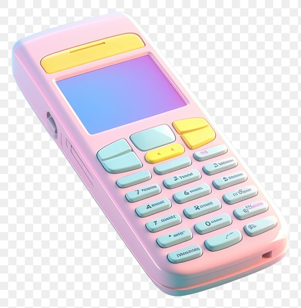 PNG Cell phone electronics calculator technology.