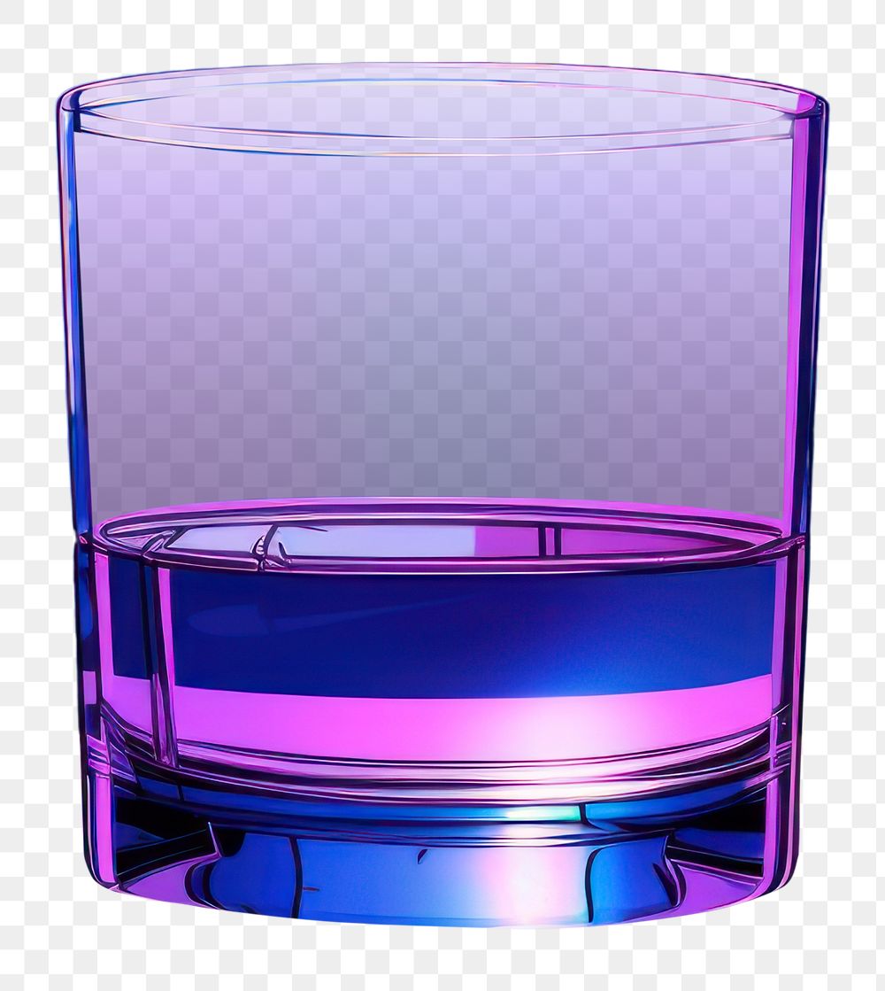 PNG A glass purple blue refreshment. AI generated Image by rawpixel.