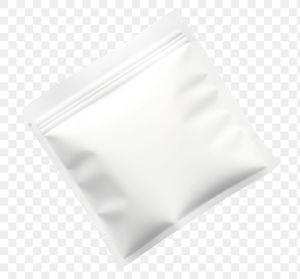 PNG  Liplastic pouch Packaging in White white white background still life. AI generated Image by rawpixel.