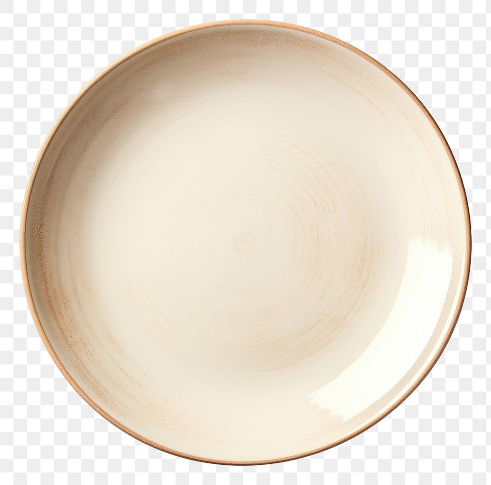 PNG Off-white dinner plate porcelain pottery bowl.