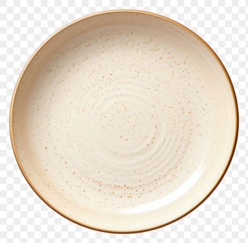 PNG Off-white dish porcelain pottery plate.