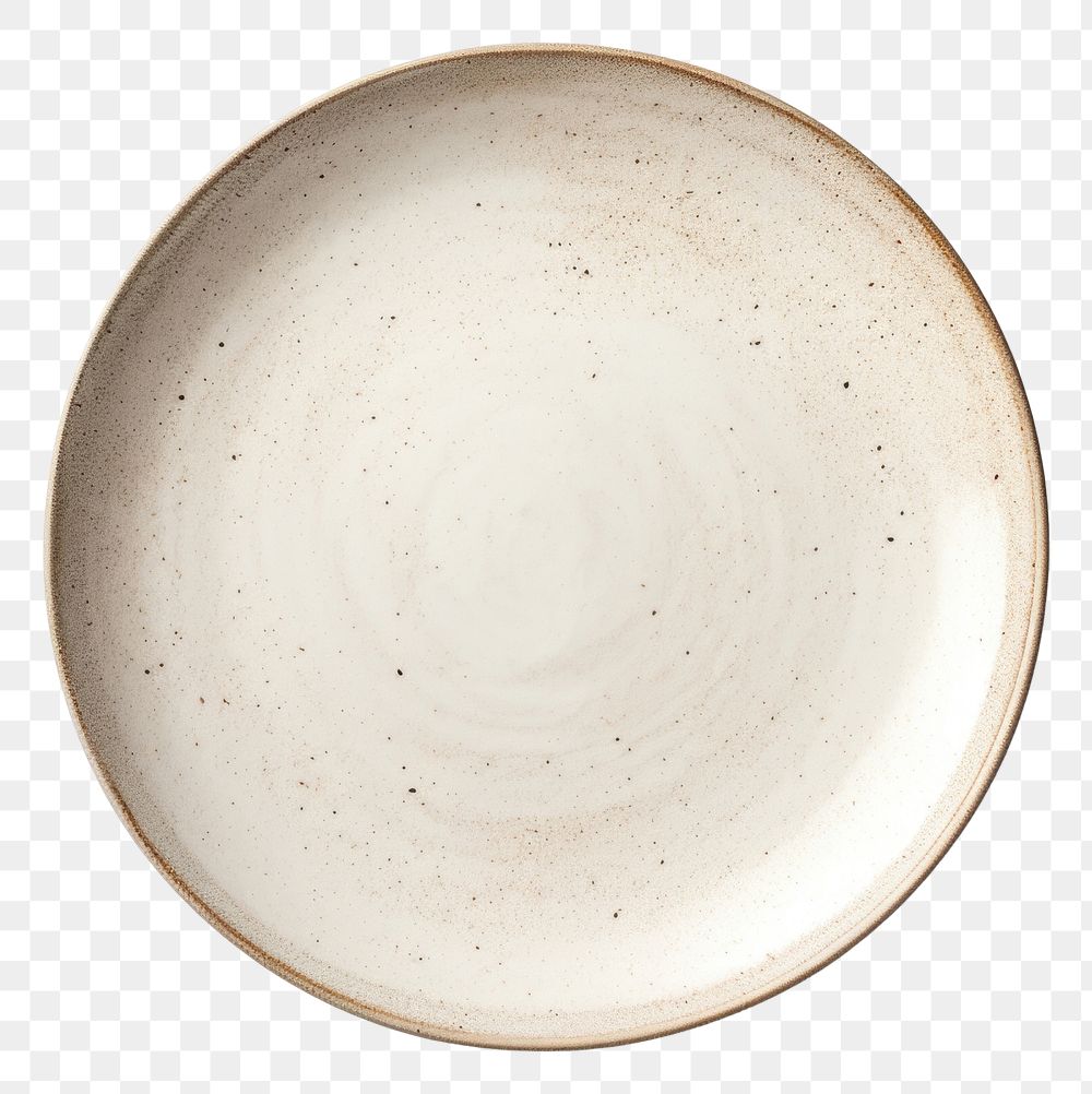 PNG Off-white dinner plate porcelain pottery white background.