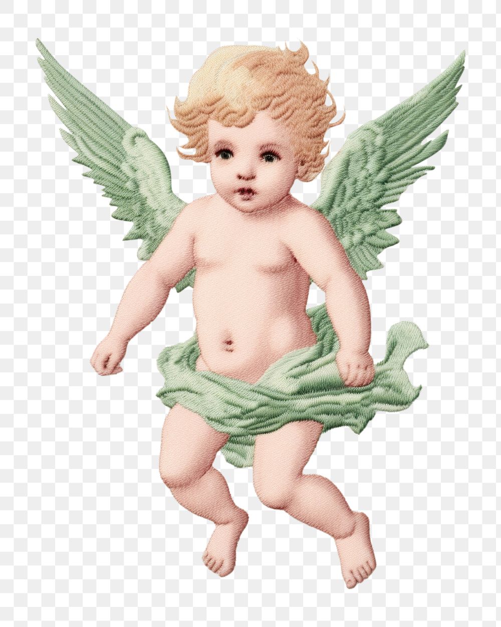 PNG Cherub angel baby white background. AI generated Image by rawpixel.
