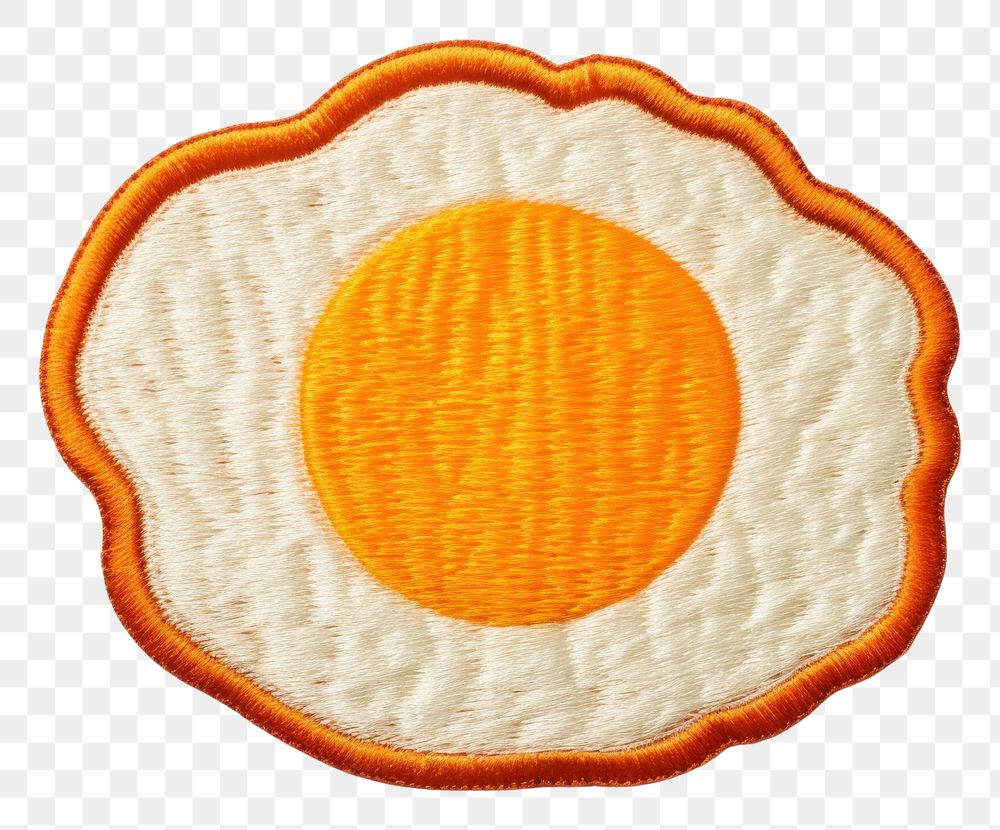 PNG Fried egg food white background accessories. 