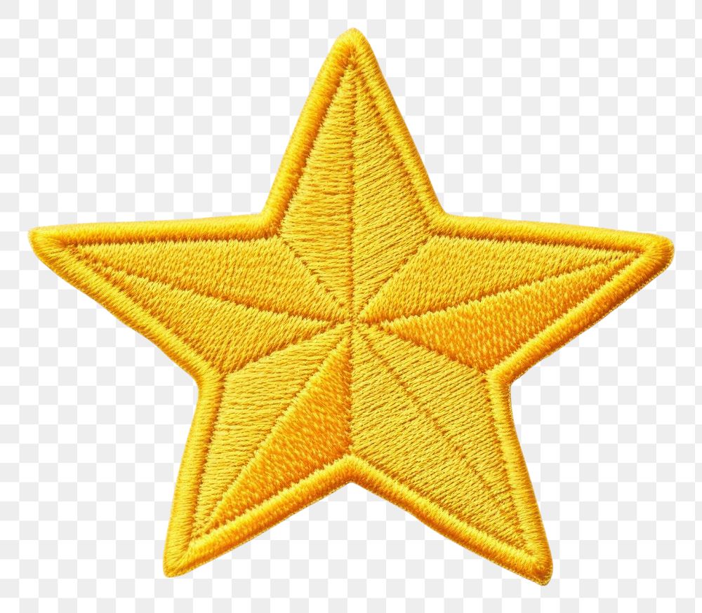PNG Star yellow symbol white background
