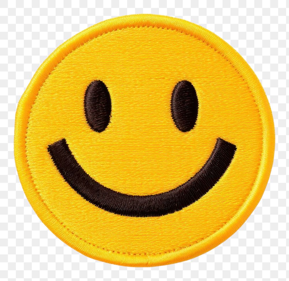 PNG Smiling face clothing symbol yellow. AI generated Image by rawpixel.