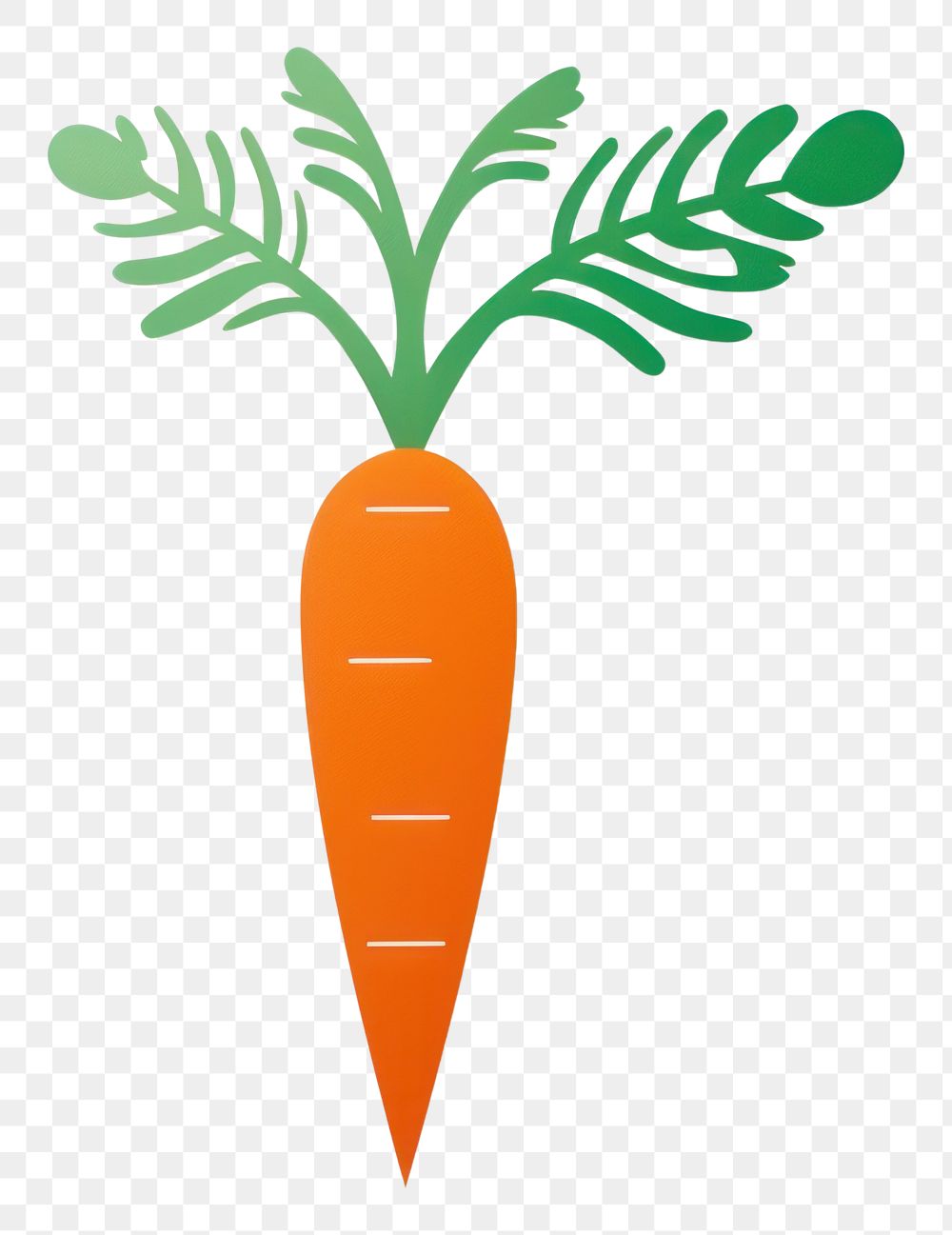 PNG  Paper cutout illustration carrot vegetable plant food.