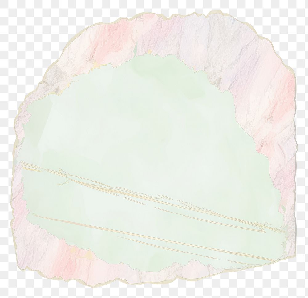 PNG Cake marble distort shape mineral paper white background.