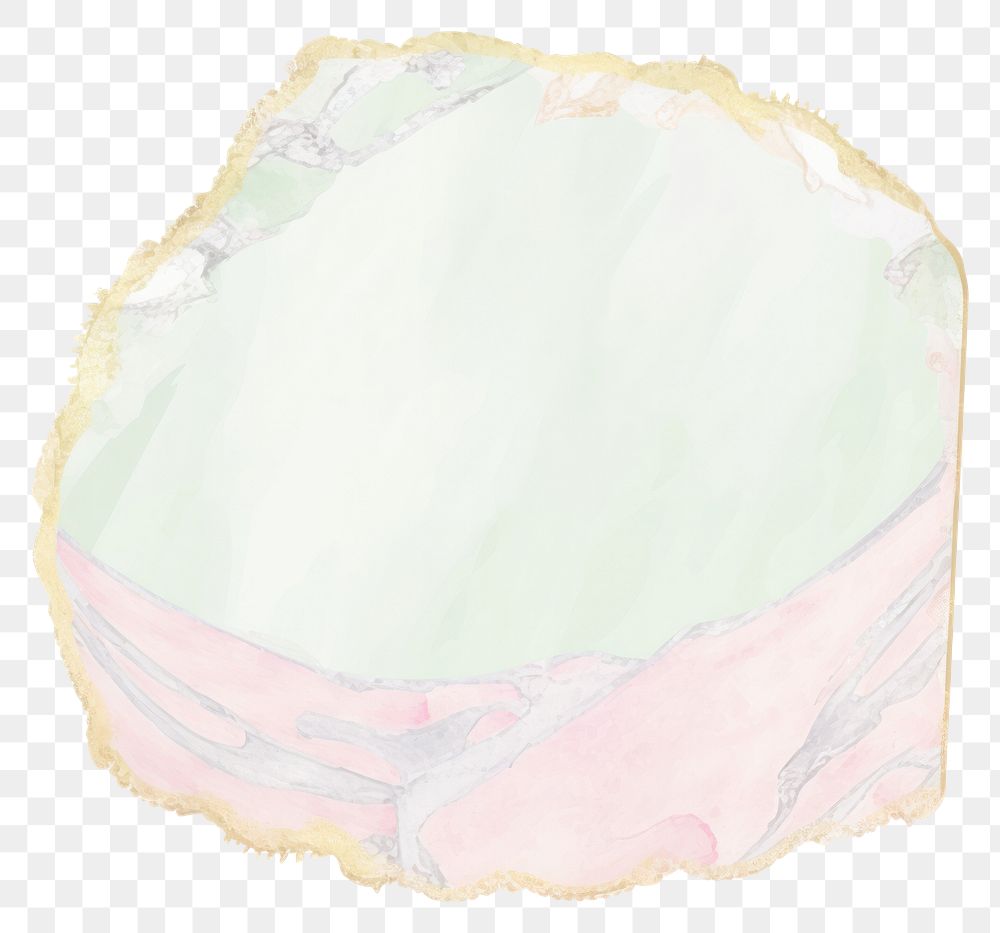PNG Cake marble distort shape abstract paper white background.
