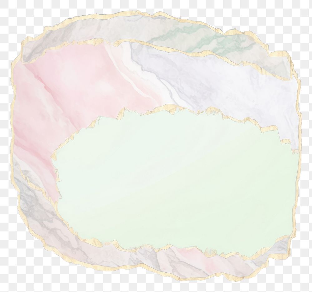 PNG Cake marble distort shape abstract paper white background.