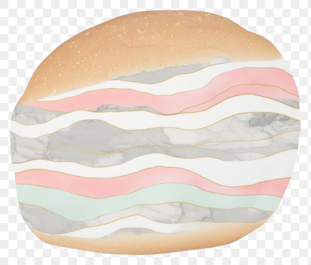 PNG Burger marble distort shape food white background accessories.