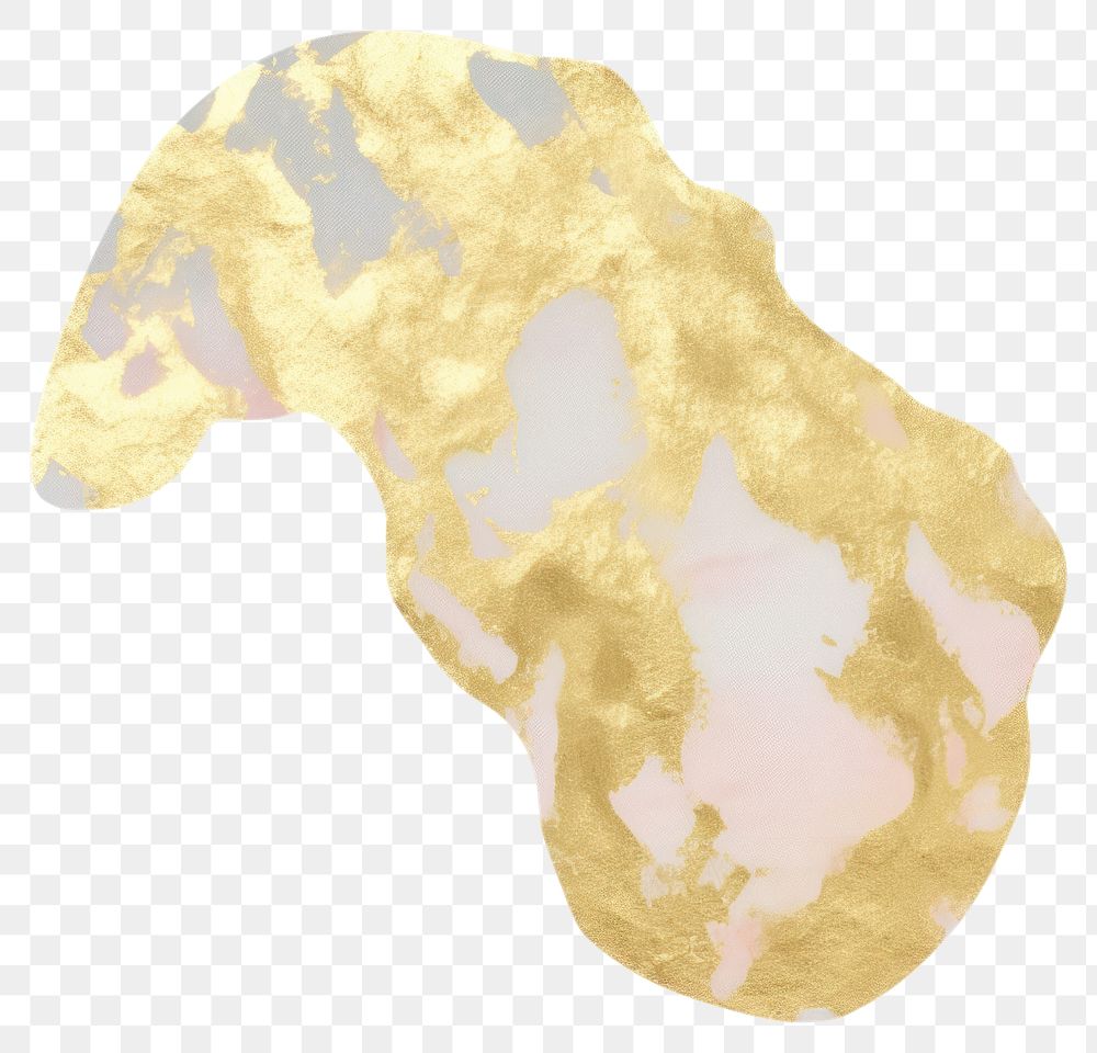 PNG Gold glitter marble distort shape white background accessories accessory.