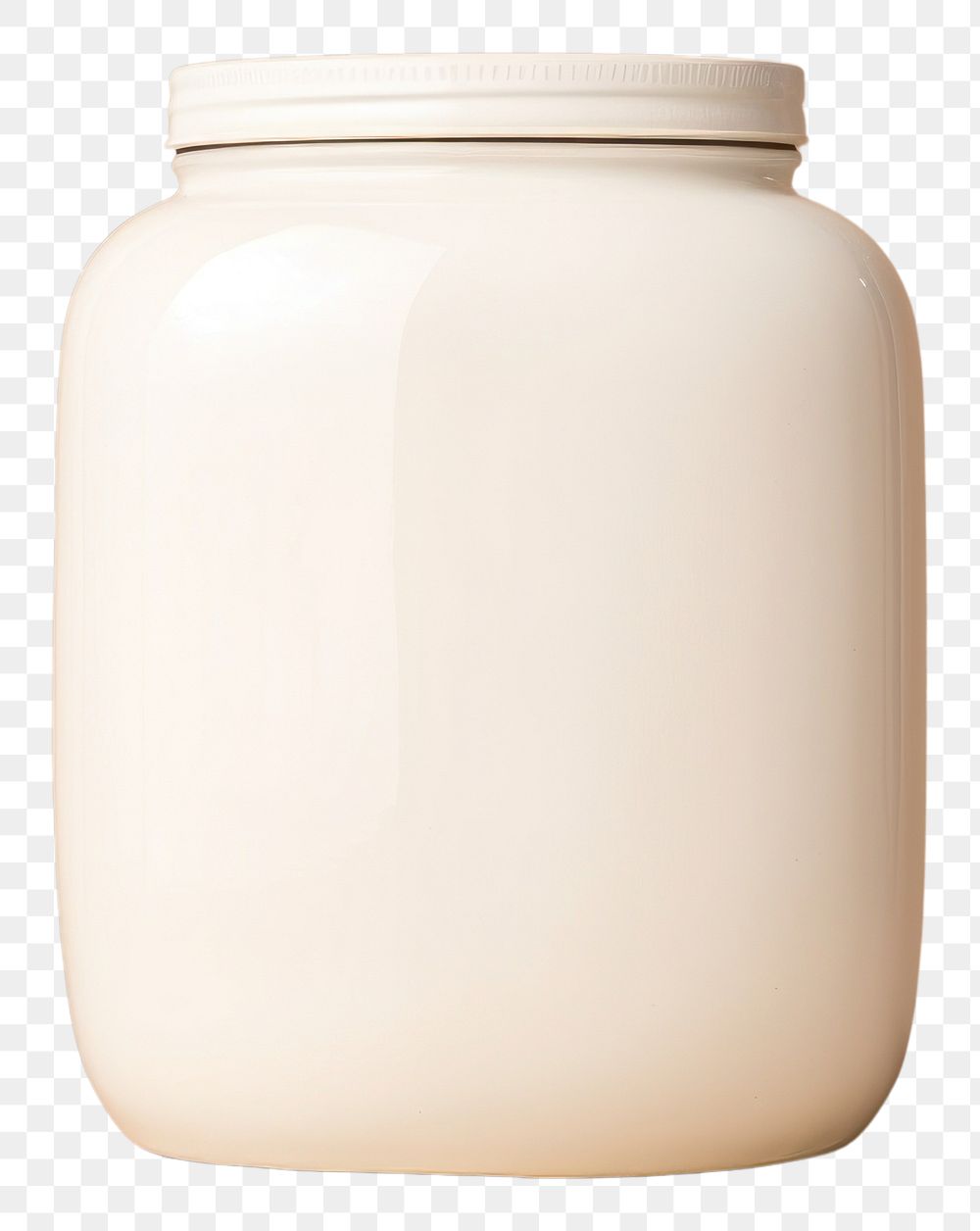 PNG  Jar white milk container.