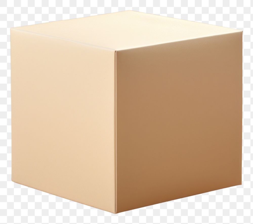 PNG  Packaging mockup cardboard carton box.